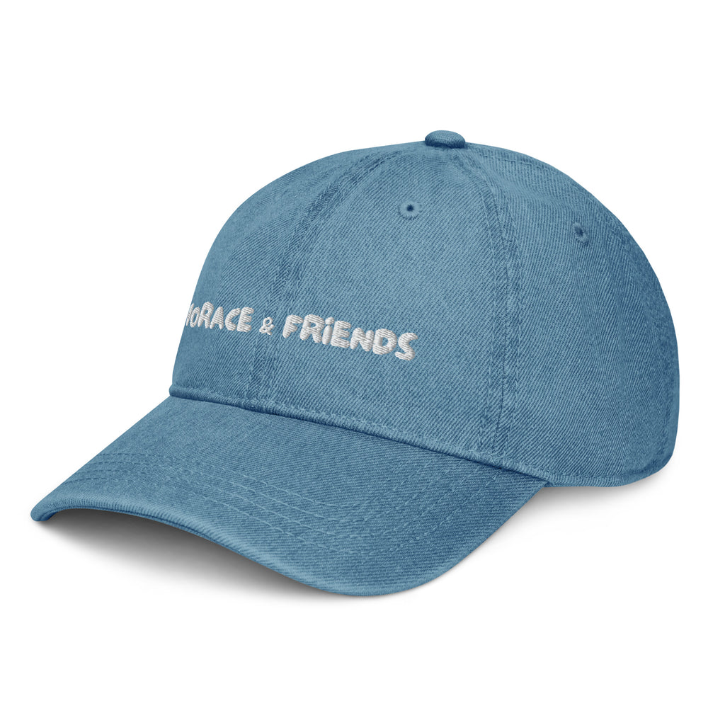 Hat // Horace & Friends // Denim Cap // Embroidered