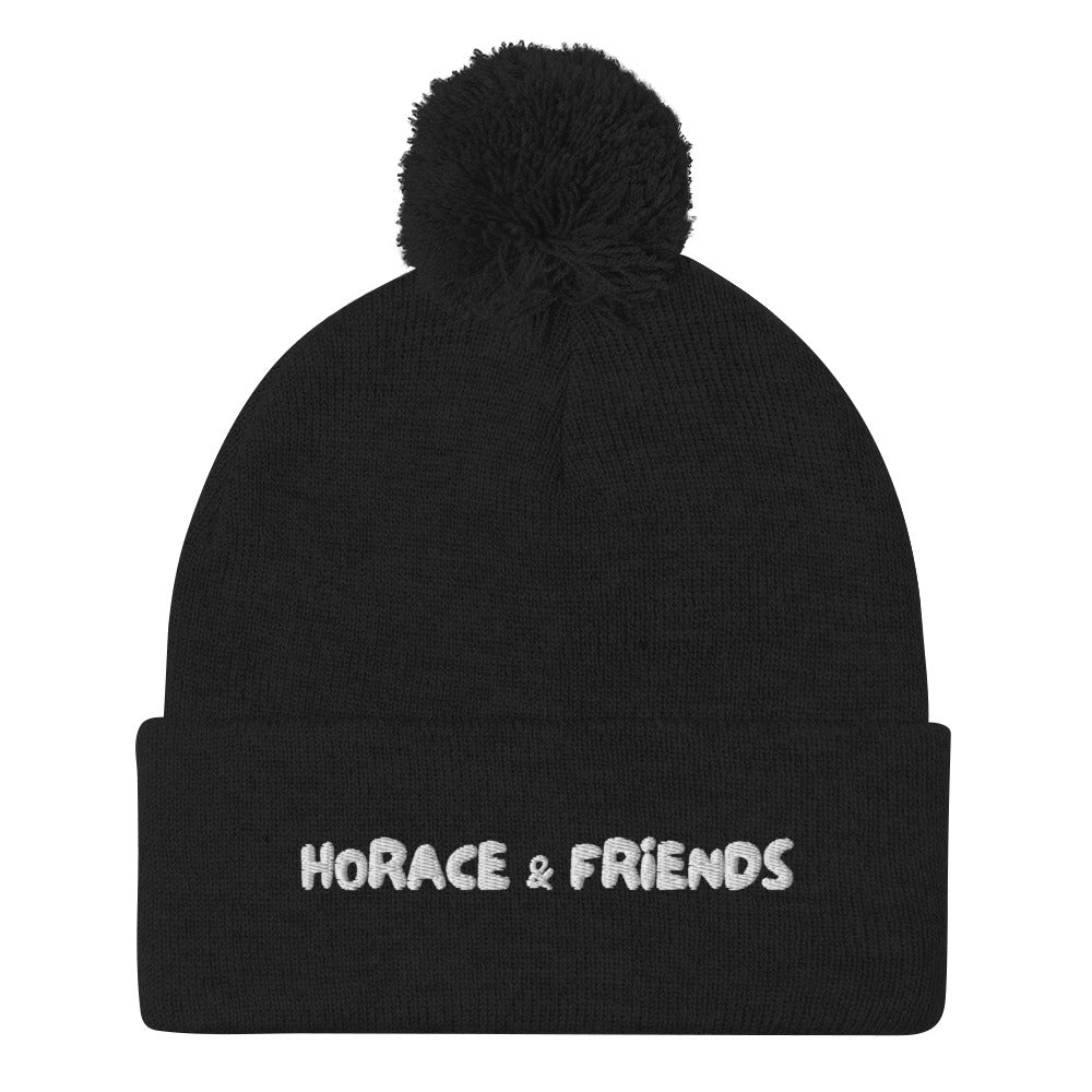 Hat // Horace & Friends // Pom-Pom Toque // Embroidered