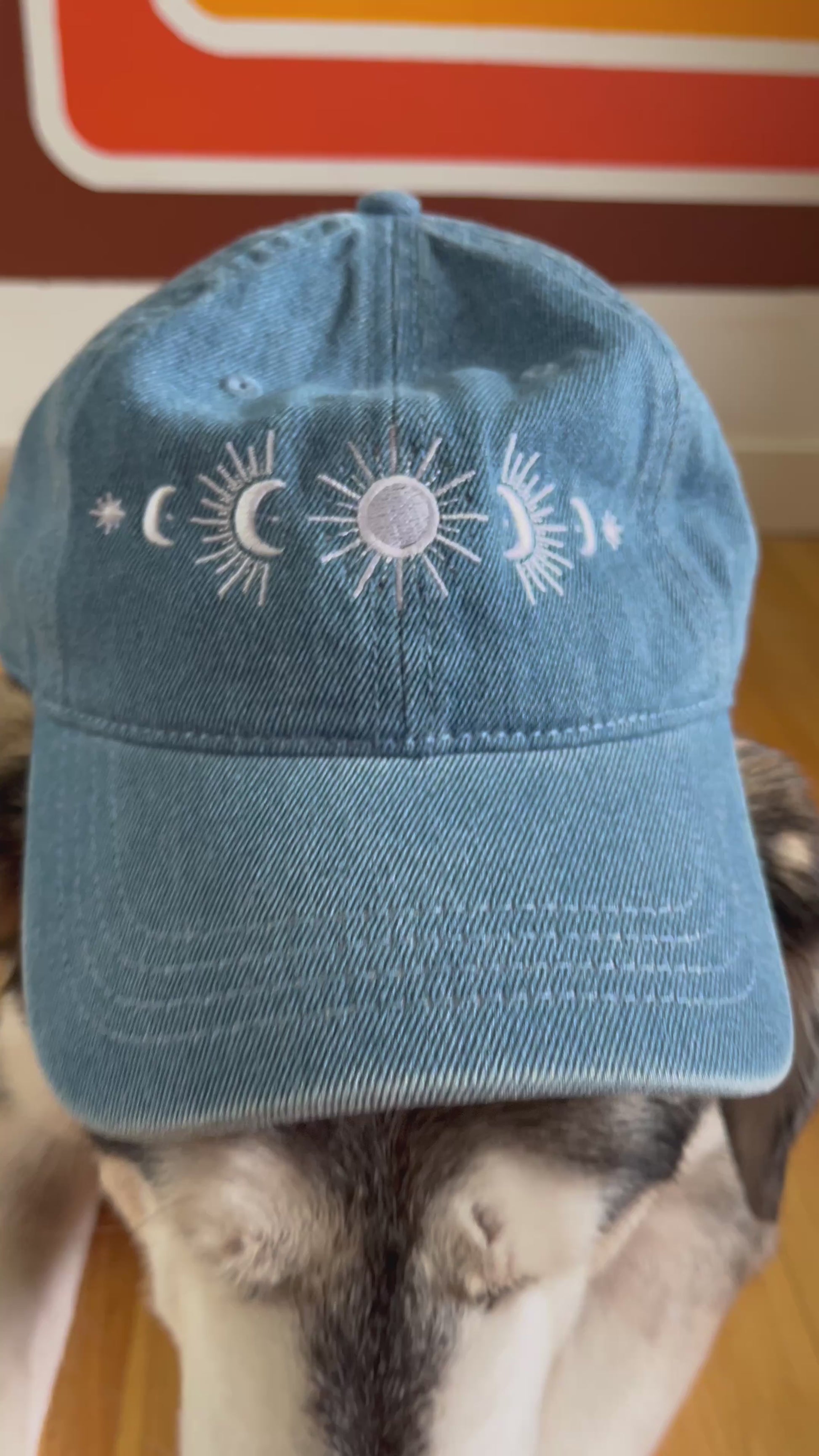 Hat // Serpent & Sky // Denim Cap // Embroidered