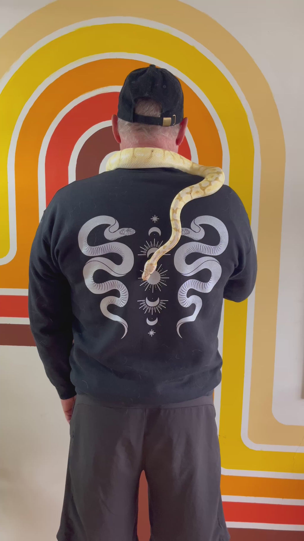 Crewneck // Serpent & Sky // Unisex // White Print