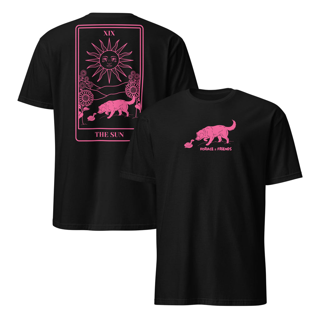 T-Shirt // The Sun // Unisex // Black & Pink