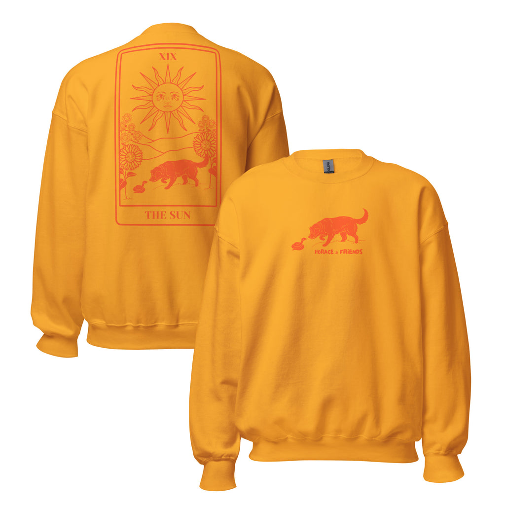 Crewneck // The Sun // Unisex // Golden Yellow