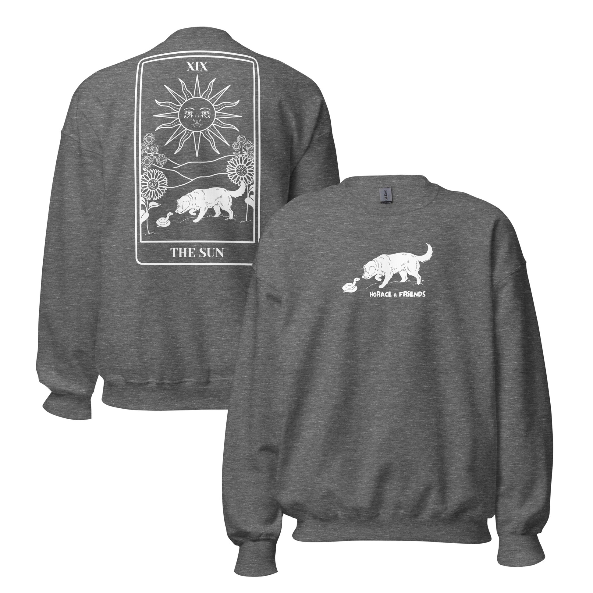 Crewneck // The Sun // Unisex // Grey