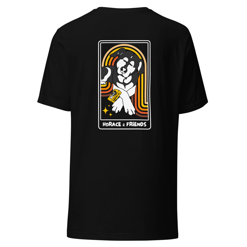 Tshirt // Tarot Dog // Unisex Black