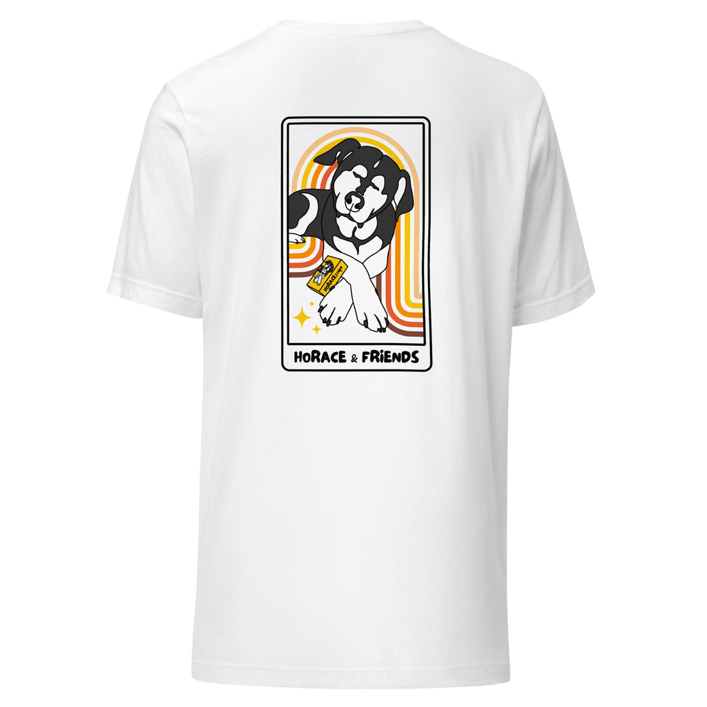 Tshirt // Tarot Dog // Unisex White