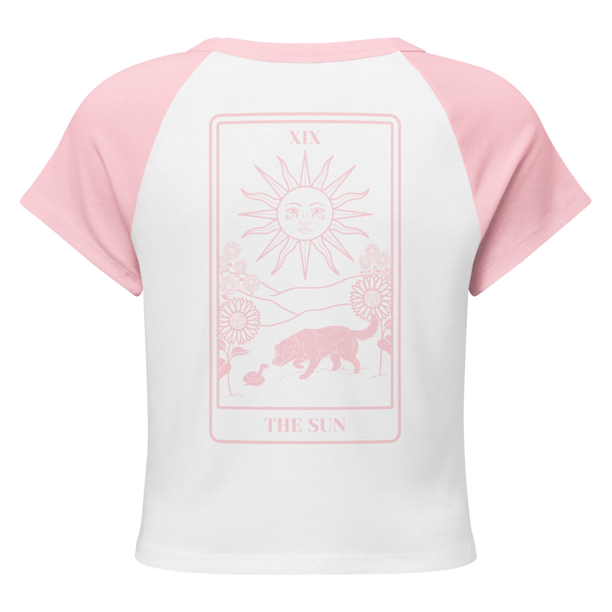 Baby Tee // The Sun // Womens // Light Pink – Horace & Friends